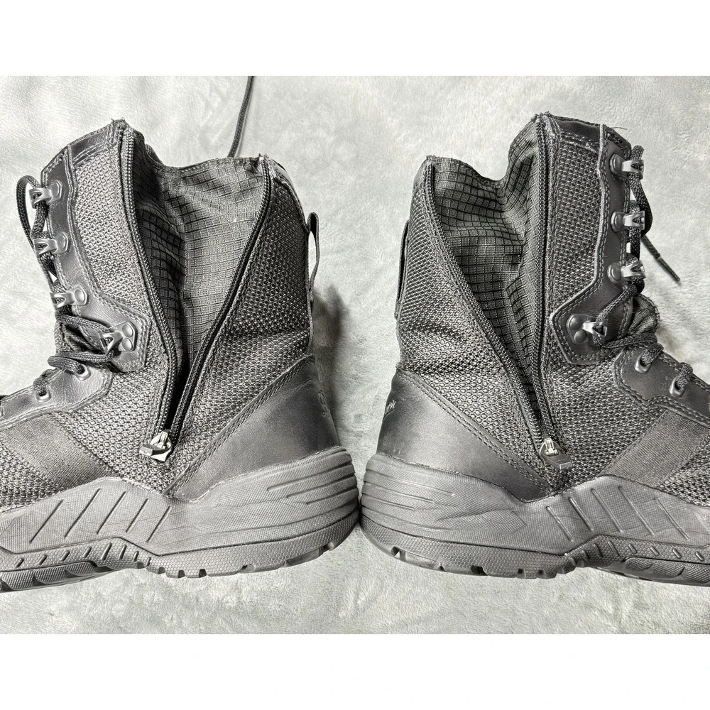 Danner Scorch Side Zip 8 Boots Mens Size‎ 10.5 Black Tactical Combat Waterproof